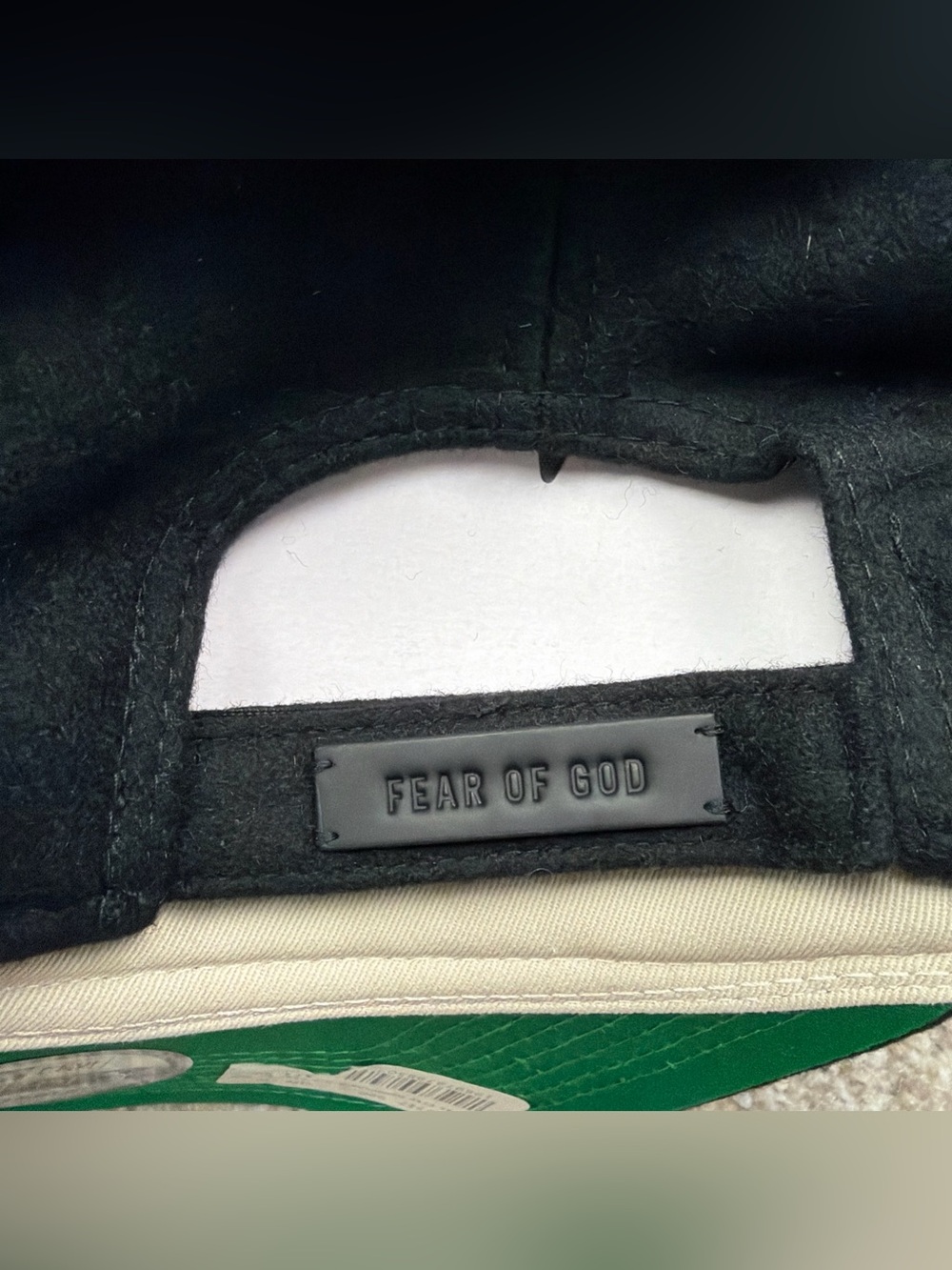 Fear Of God Essentials Kansas City Monarchs New Era Adjustable Hat Black Red NWT - Picture 5 of 7